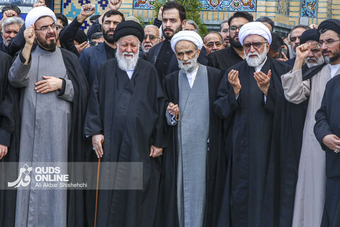 گزارش تصویری | تشییع پیکر شهید "سید اسماعیل خطیب"