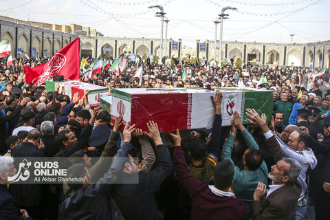 گزارش تصویری | تشییع پیکر شهید "سید اسماعیل خطیب"