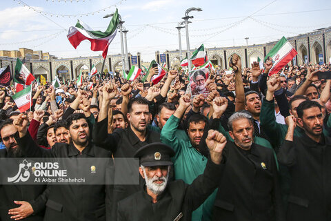 گزارش تصویری | تشییع پیکر شهید "سید اسماعیل خطیب"
