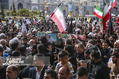 گزارش تصویری | تشییع پیکر شهید "سید اسماعیل خطیب"