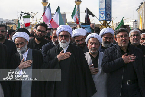 گزارش تصویری | تشییع پیکر شهید "سید اسماعیل خطیب"