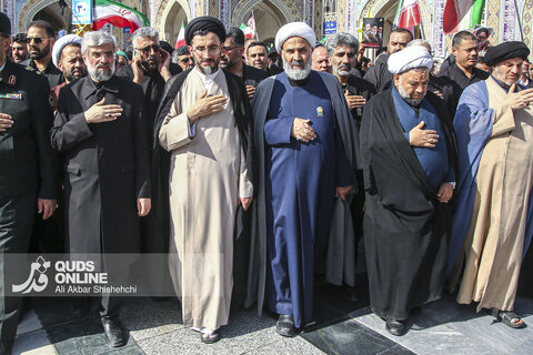 گزارش تصویری | تشییع پیکر شهید "سید اسماعیل خطیب"