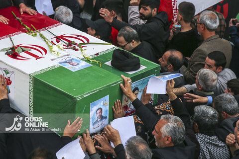 گزارش تصویری | تشییع پیکر شهید "سید اسماعیل خطیب"