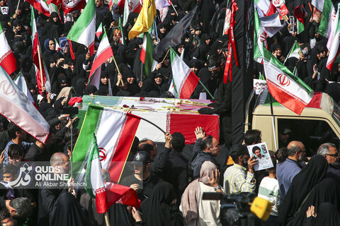 گزارش تصویری | تشییع پیکر شهید "سید اسماعیل خطیب"