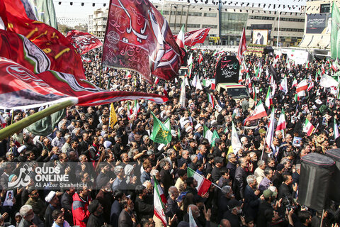 گزارش تصویری | تشییع پیکر شهید "سید اسماعیل خطیب"