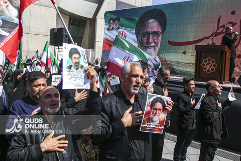 گزارش تصویری | تشییع پیکر شهید "سید اسماعیل خطیب"