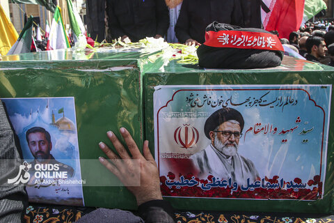 گزارش تصویری | تشییع پیکر شهید "سید اسماعیل خطیب"