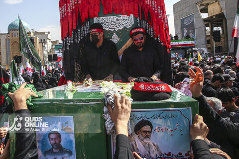 گزارش تصویری | تشییع پیکر شهید "سید اسماعیل خطیب"