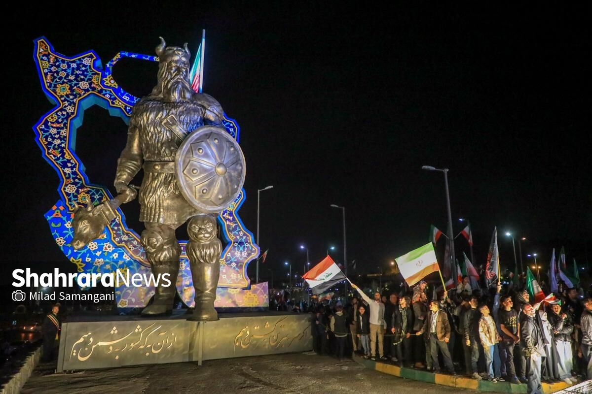 بزرگترین المان هنری مشهد؛ طنین‌انداز وحدت و حماسه در شهر