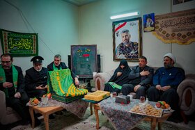 گزارش تصویری | حضور کاروان خادمان حرم امام رضا(ع) در منزل شهید محمدرحیم صفاریان