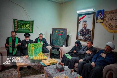 گزارش تصویری | حضور کاروان خادمان حرم امام رضا(ع) در منزل شهید محمدرحیم صفاریان