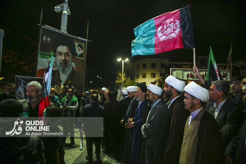اجتماع بزرگ بیعت مهاجرین افغانستانی مقیم مشهد