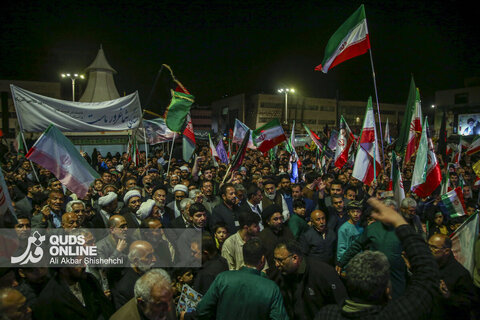 اجتماع بزرگ بیعت مهاجرین افغانستانی مقیم مشهد
