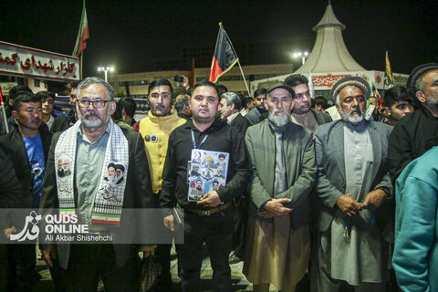 اجتماع بزرگ بیعت مهاجرین افغانستانی مقیم مشهد