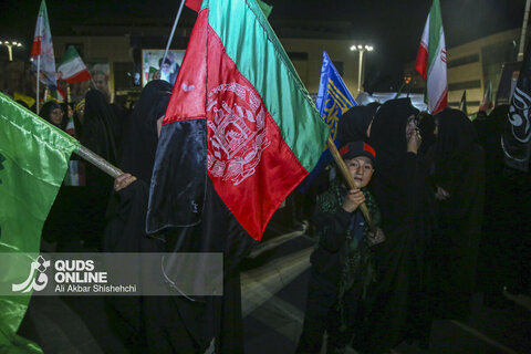 اجتماع بزرگ بیعت مهاجرین افغانستانی مقیم مشهد