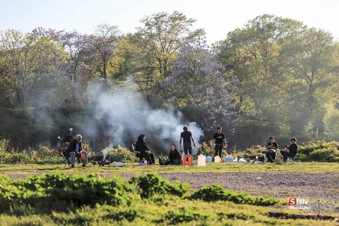 پارک جنگلی «ناهار خوران» گرگان در ایام نوروز