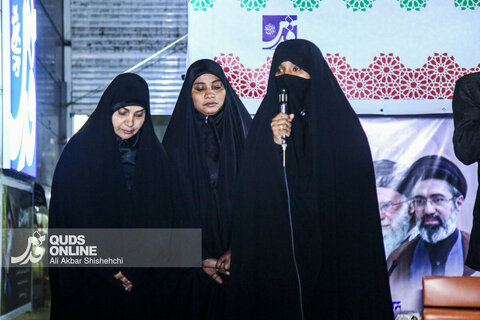 برگزاری تجمع مردمی «حمایت از ولایت و مدافعان وطن» در موکب رسانه ای قدس