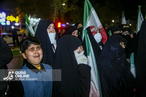 برگزاری تجمع مردمی «حمایت از ولایت و مدافعان وطن» در موکب رسانه ای قدس