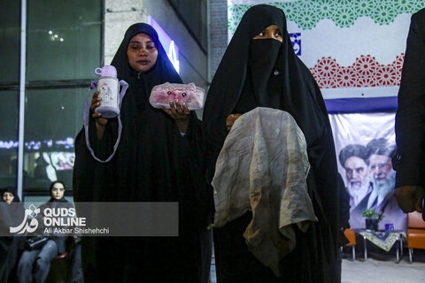 برگزاری تجمع مردمی «حمایت از ولایت و مدافعان وطن» در موکب رسانه ای قدس