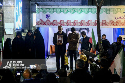 برگزاری تجمع مردمی «حمایت از ولایت و مدافعان وطن» در موکب رسانه ای قدس
