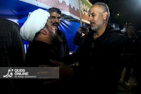 برگزاری تجمع مردمی «حمایت از ولایت و مدافعان وطن» در موکب رسانه ای قدس