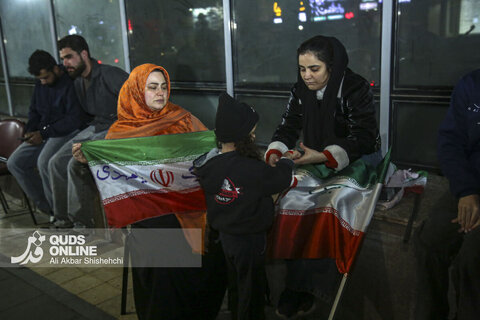 برگزاری تجمع مردمی «حمایت از ولایت و مدافعان وطن» در موکب رسانه ای قدس
