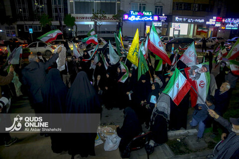 برگزاری تجمع مردمی «حمایت از ولایت و مدافعان وطن» در موکب رسانه ای قدس