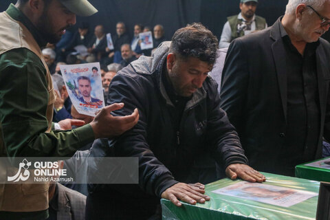 گزارش تصویری | تشییع پیکر مطهر ۳ شهید در مشهد