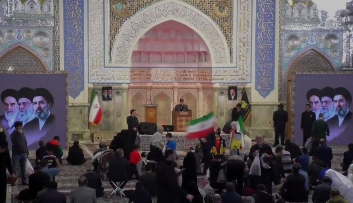 ویژه‌برنامه «دعای نصر» در حرم مطهر رضوی برگزار شد