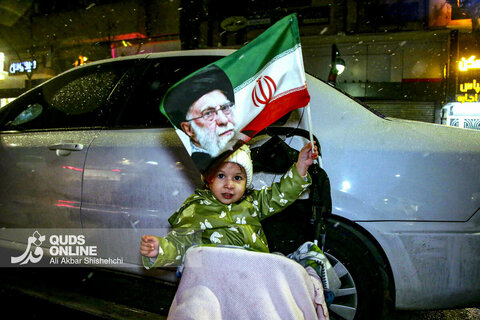 دهه نودی ها پای کار انقلاب در تجمعات شبانه مشهد