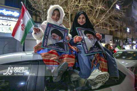 دهه نودی ها پای کار انقلاب در تجمعات شبانه مشهد