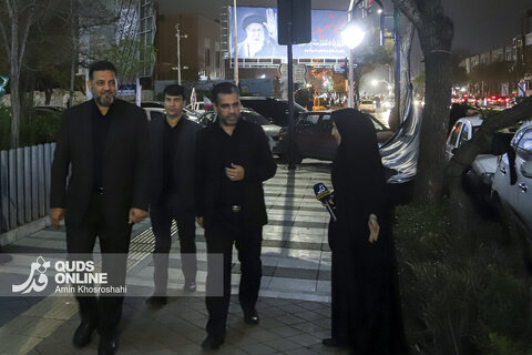 گزارش تصویری | حضور نماینده مجلس شورای اسلامی از موکب رسانه‌ای قدس