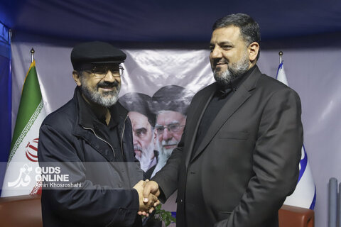 گزارش تصویری | حضور نماینده مجلس شورای اسلامی از موکب رسانه‌ای قدس