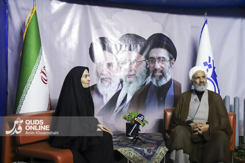 گزارش تصویری | بازدید نماینده مجلس شورای اسلامی از موکب رسانه‌ای قدس