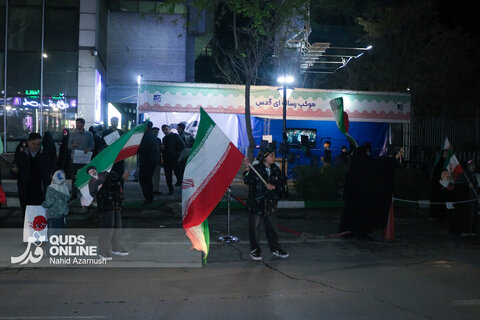 گزارش تصویری | سی و هفتمین قرار شبانه حامیان ولایت در موکب رسانه‌ای قدس