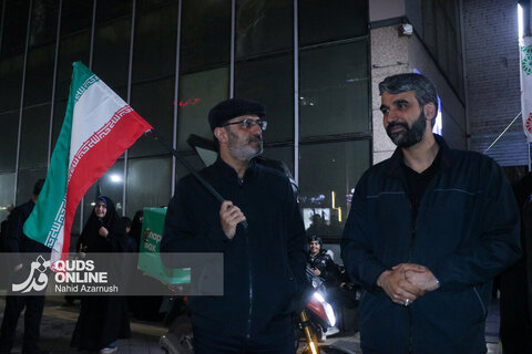 گزارش تصویری | سی و هفتمین قرار شبانه حامیان ولایت در موکب رسانه‌ای قدس