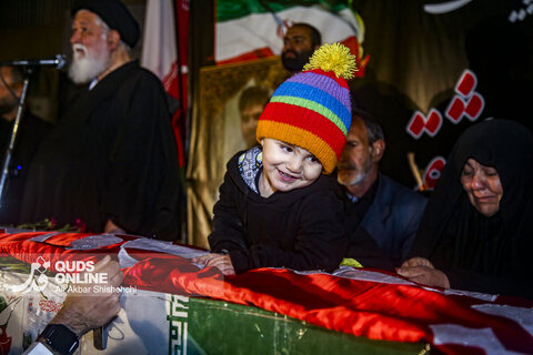 مراسم تشییع پیکر مطهر پرستار شهید «حسین عشقی» در مشهد