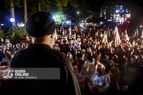 مراسم تشییع پیکر مطهر پرستار شهید «حسین عشقی» در مشهد