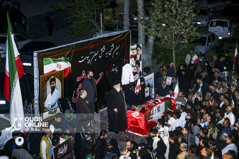 مراسم تشییع پیکر مطهر پرستار شهید «حسین عشقی» در مشهد