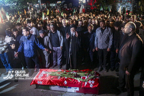 مراسم تشییع پیکر مطهر پرستار شهید «حسین عشقی» در مشهد