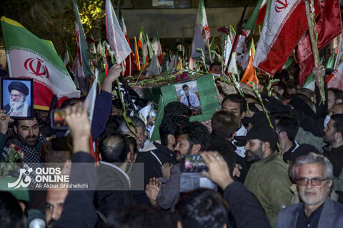 مراسم تشییع پیکر مطهر پرستار شهید «حسین عشقی» در مشهد