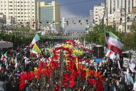 مراسم با شکوه اربعین امام شهید در مشهد مقدس