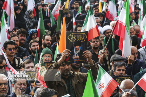 مراسم با شکوه اربعین امام شهید در مشهد مقدس