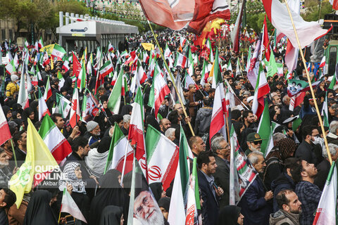 مراسم با شکوه اربعین امام شهید در مشهد مقدس
