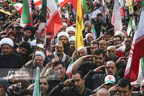 مراسم با شکوه اربعین امام شهید در مشهد مقدس