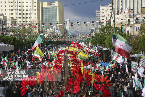مراسم با شکوه اربعین امام شهید در مشهد مقدس