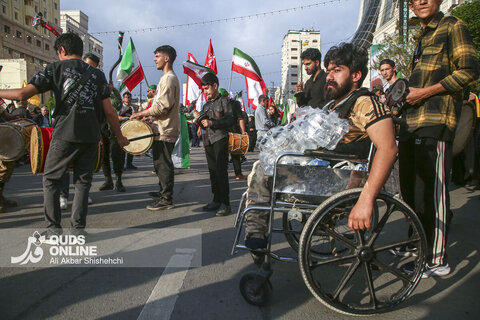 مراسم با شکوه اربعین امام شهید در مشهد مقدس