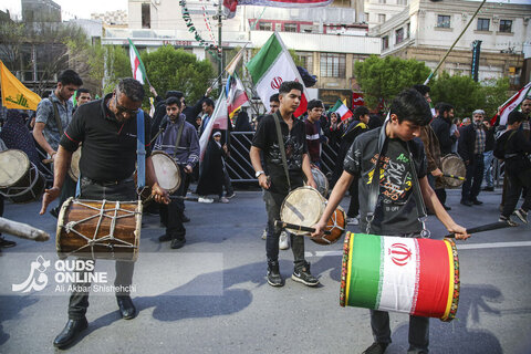 مراسم با شکوه اربعین امام شهید در مشهد مقدس
