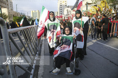 مراسم با شکوه اربعین امام شهید در مشهد مقدس