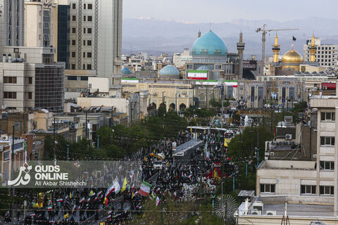 مراسم با شکوه اربعین امام شهید در مشهد مقدس
